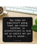 Mr. & Mrs. Panda Mouse Pad Spruch Selbstzweifel Abschalten mit S... in Schwarz
