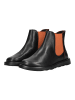 Fly London Stiefelette in Schwarz/Rot