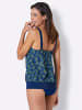 WITT WEIDEN Oversized-Tankini-Top in royalblau-blaugrün-bedruckt
