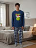 The Grinch The Grinch Schlafanzug Team Grinch Pyjama Set Langarm in blau