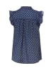 Marie Lund Bluse in marine weiß