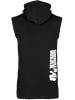 Gorilla Wear ärmelloses T-Shirt mit Kapuze - Oswego - Schwarz