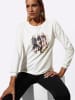 creation L Shirt in ecru-rosenholz-bedruckt