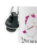 Mr. & Mrs. Panda Trinkflasche Einhorn Künstler mit Spruch in Weiß