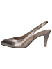 Caprice Slingpumps in TAUPE METALLIC