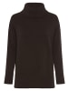 Tamaris Strickpullover in dunkelbraun mélange