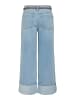 ONLY Jeans mit weitem Bein in Light Blue Denim