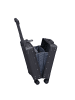 Aleon Business 4-Rollen Kabinentrolley Aluminium 50 cm Laptopfach schwarz