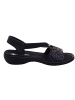 rieker Damensandalette sportlich flach FSK Damen Sandalen in  Schwarz