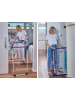 Leifheit  Standtrockner Pegasus 150 Solid Slim weiß blau rot 157,0 x 55,0 x 105,0 cm