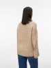Vero Moda Strickpullover in Silver Mink
