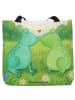 Mr. & Mrs. Panda Totebag Frosch Liebe Design ohne Spruch in Weiß