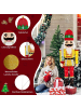 COSTWAY Weihnachten Nussknacker Figuren 166cm in Bunt