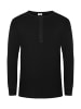 Resteröds Langarmshirt Basic in Schwarz