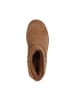 Skechers Lederstiefelette Slip-In Keep Cozy Braun