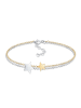 Elli Armband 925 Sterling Silber Sterne, Astro, Stern, Bi Color_Tri Color in Silber