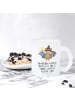 Mr. & Mrs. Panda Tasse Fledermaus Zauberer mit Spruch in Transparent