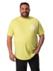 Men Plus Kurzarm T-Shirt in limegrün