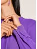 MADELEINE Elegante Bluse mit V-Ausschnitt in lavendellila