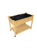 relaxdays Hochbeet in Natur - (B)105 x (H)84 x (T)56,5 cm