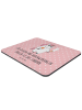 Mr. & Mrs. Panda Mouse Pad Einhorn Woodstock mit Spruch in Rot Pastell