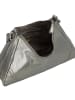 TASCHENDIEB Salvatorgasse Schultertasche Leder 34 cm silver