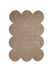 Beliani Kurzflor MALVAN in Beige - (W) 160 x (L) 230 cm