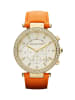 Michael Kors Parker Uhr Chronograph gold orange MK2279