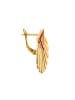 IZIA Women Latch Back Earrings in Rose Gold Red
