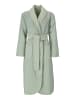Vossen Bademantel mit Schalkragen in soft green