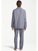 Seidensticker Pyjama Web in Nightblue