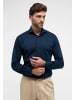 Eterna Jersey Shirt Jersey Langarm in Blau