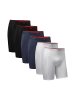 DANISH ENDURANCE Boxershorts Bamboo Trunks Extra Long in black/navy/white