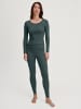 Calida Leggings in deep emerald green