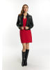 faina Damen Lederjacke in Schwarz