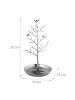 relaxdays Schmuckständer "Baum" in Silber