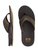 Reef Zehentrenner Sandale Fanning in Brown/Gum