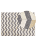 Beliani Patchwork BAGGOZE in Grau/Beige - (W) 140 x (H) 1 x (L) 200 cm