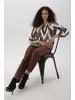 Aniston SELECTED Schlupfbluse in beige-braun-camel-oliv