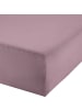 Erwin Müller Boxspringbett-Spannbettlaken Freising in mauve