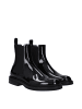 Dolce & Gabbana Schwarz Leder Knöchel Stiefel