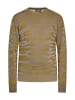 TUFFSKULL Pullover in KHAKI GRAU MELANGE