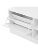 ABRIHOME Garderobenset mit Sitzbank in Weiß - 100×185.5×40 cm