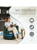 ABRIHOME Drehsessel in Grün Cord 360° drehbar mit Stauraum