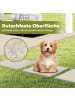 COSTWAY 8er Set Gehwegplatten für Garten Polypropylen in Beige