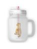 Mr. & Mrs. Panda Mason Jar Otter Bauch ohne Spruch in Transparent