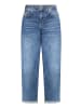 CARTOON Used Look-Jeans mit Waschung in Dark Blue Denim