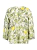 CARTOON Casual-Bluse mit Knopfleiste in Cream/Green