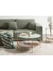 Beliani Couchtisch LOVELL in Gold/Braun - (W) 80 x (H) 45 x (L) 80 cm