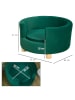 Pawhut Hundesofa Grün 65B x 64T x 37H cm